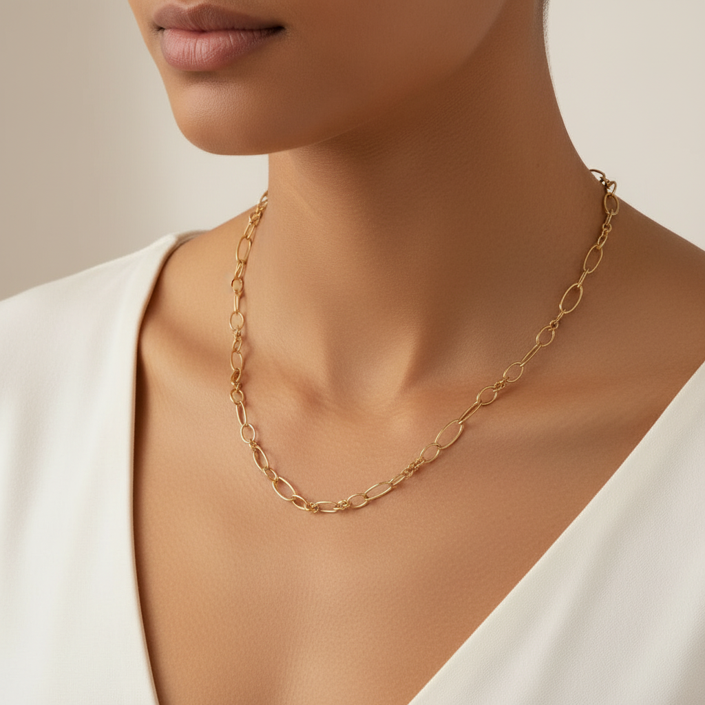 Halsketten aus Gold 14K – Splendido