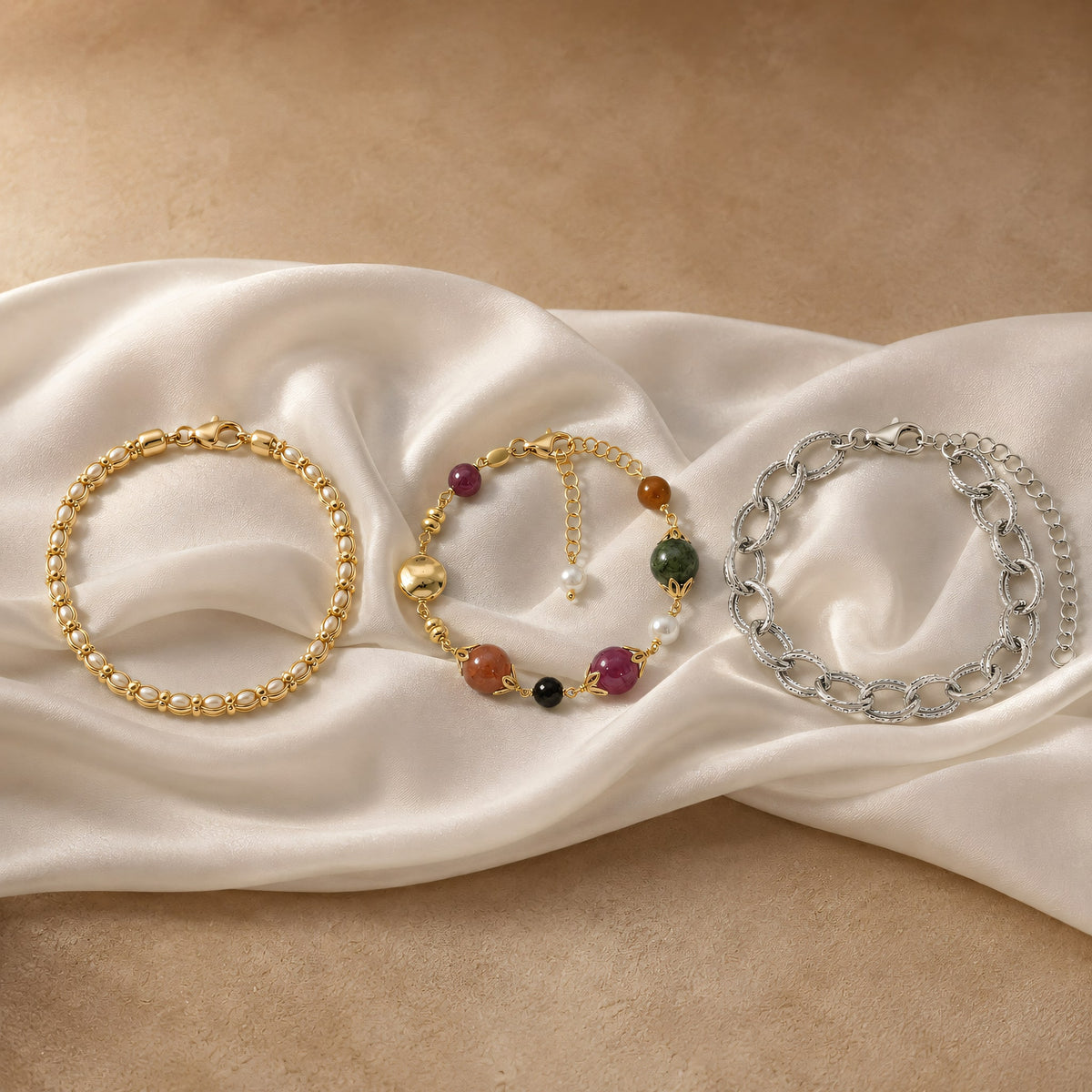 Silberarmbänder Kollektion — Splendido