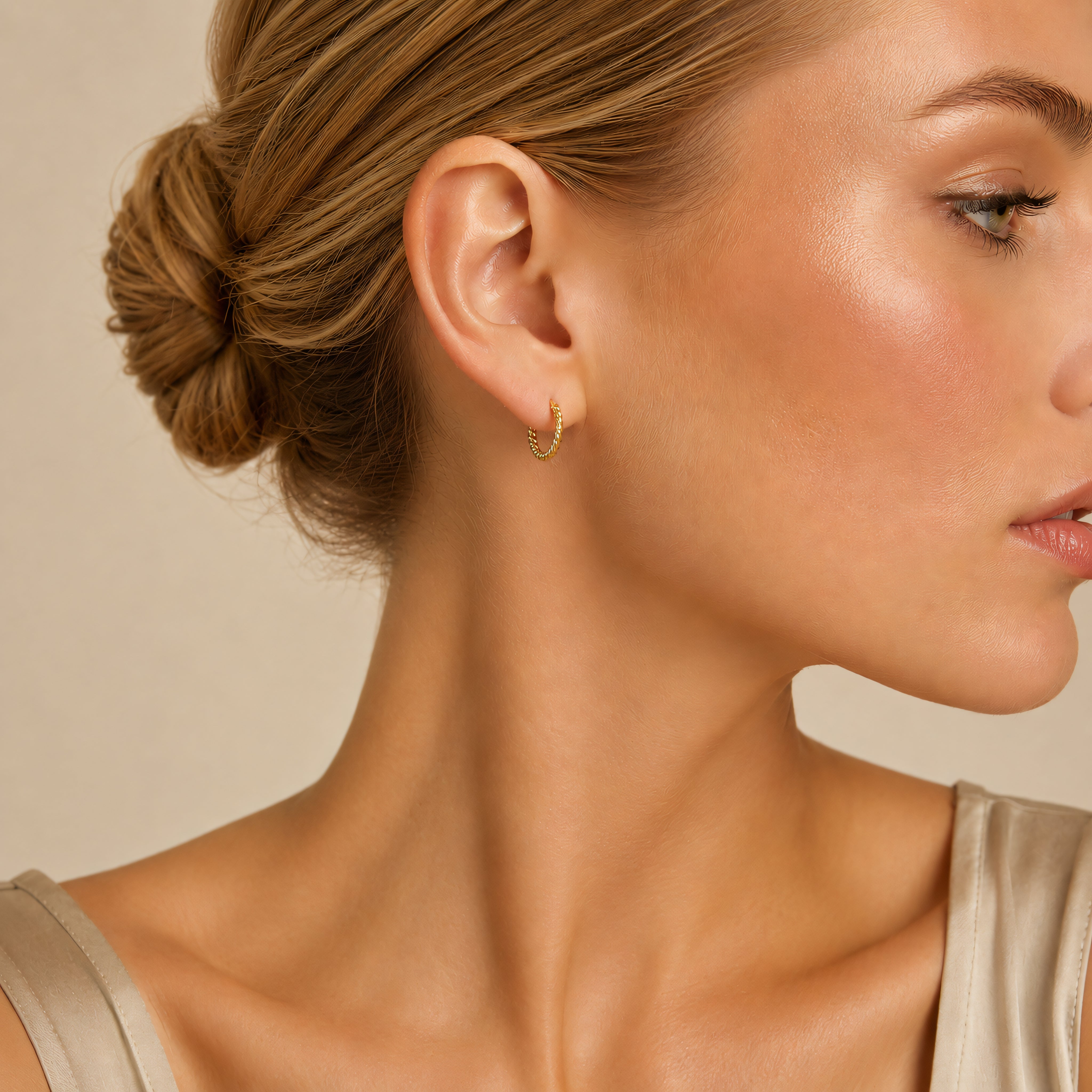 Creolen 925 Silber Gedrehte Seiloptik | Splendido Schmuck