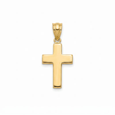 Anhänger 585 Gold Kreuz Hochglanz – Splendido – product photo
