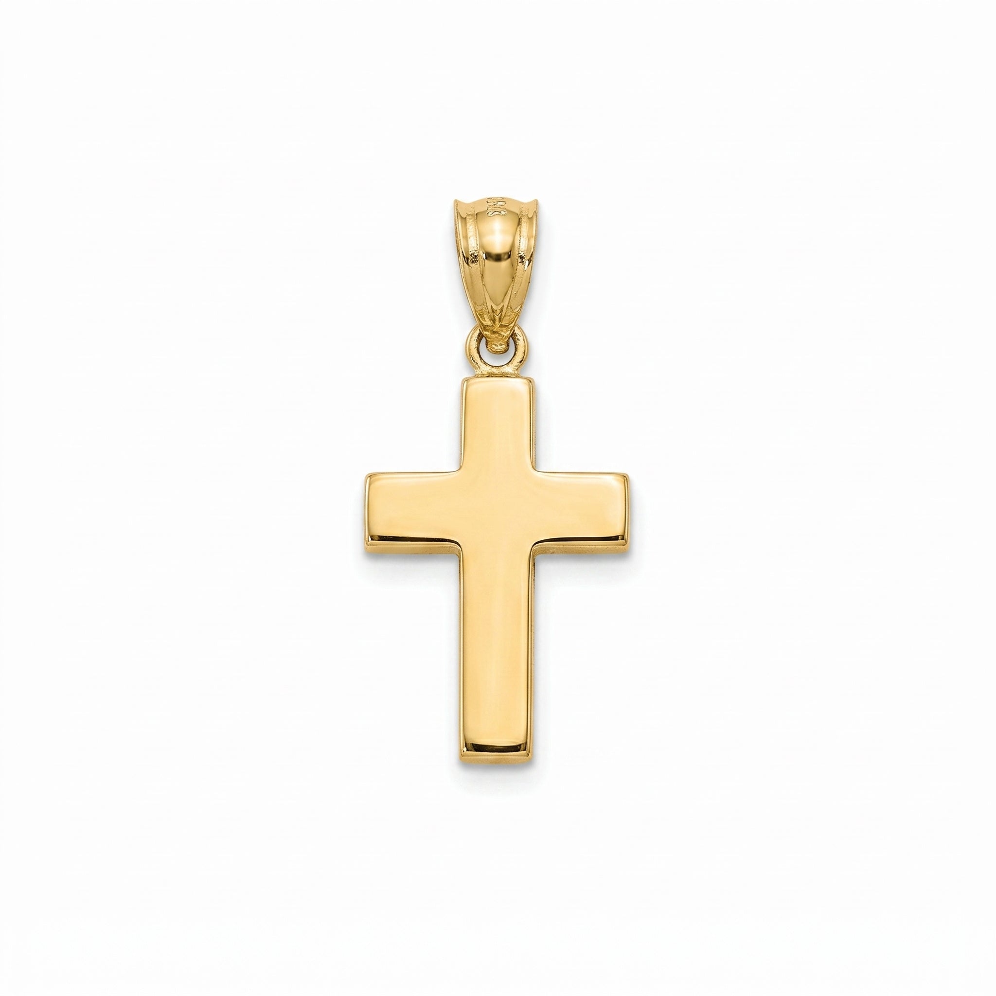 Anhänger 585 Gold Kreuz Hochglanz – Splendido – product photo