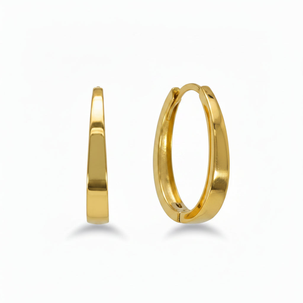 Créoles en or jaune 585 | Splendido Jewelry