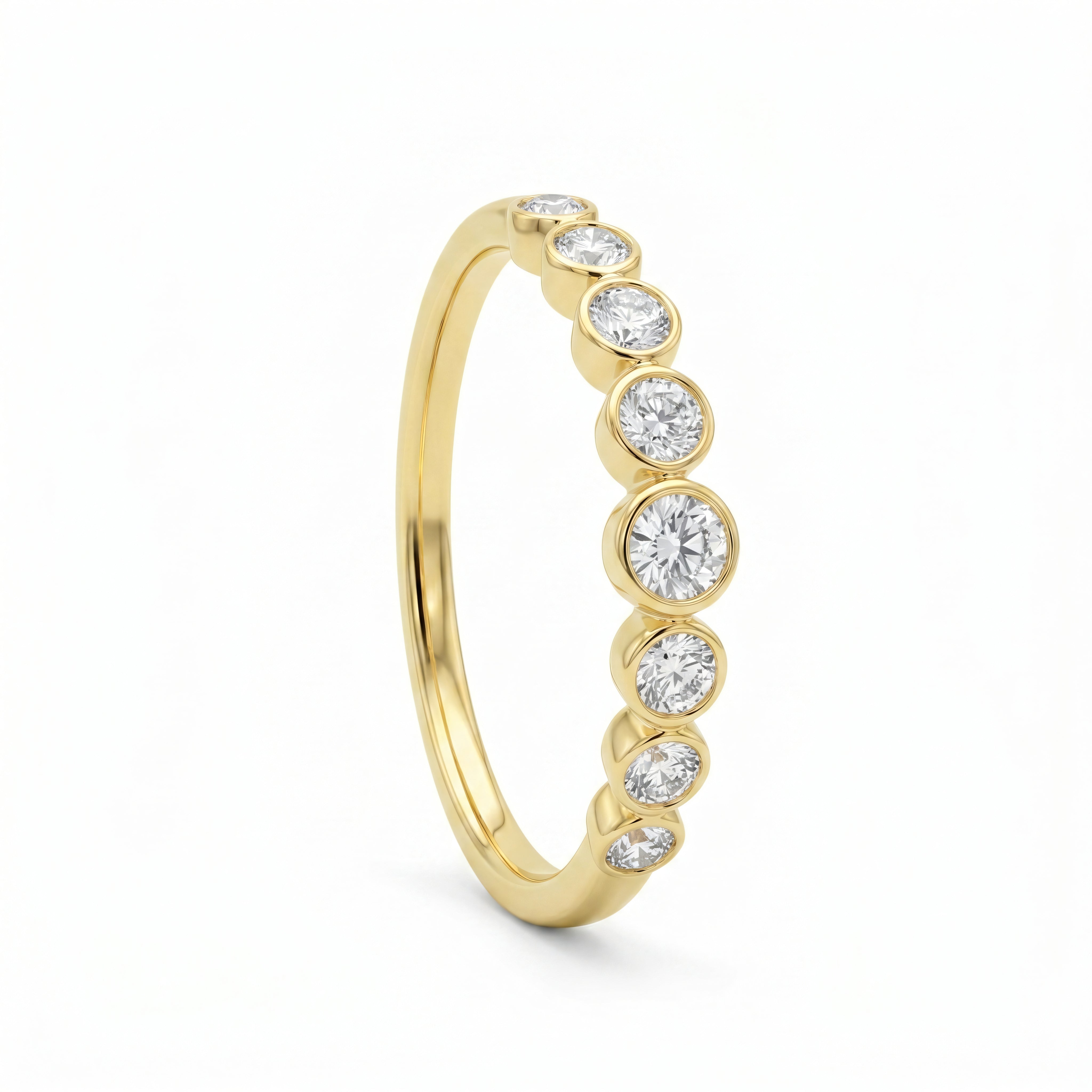 Ring 585 Gold Diamanten 0,25 ct Lichtkranz – Splendido – product photo