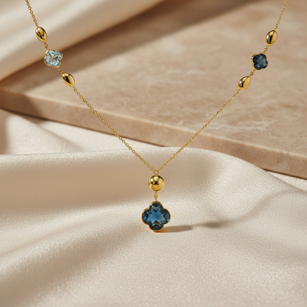 Goldkette 14Kt. mit Edelsteine Goldkette-14Kt-mit-Edelsteine-47211387617611