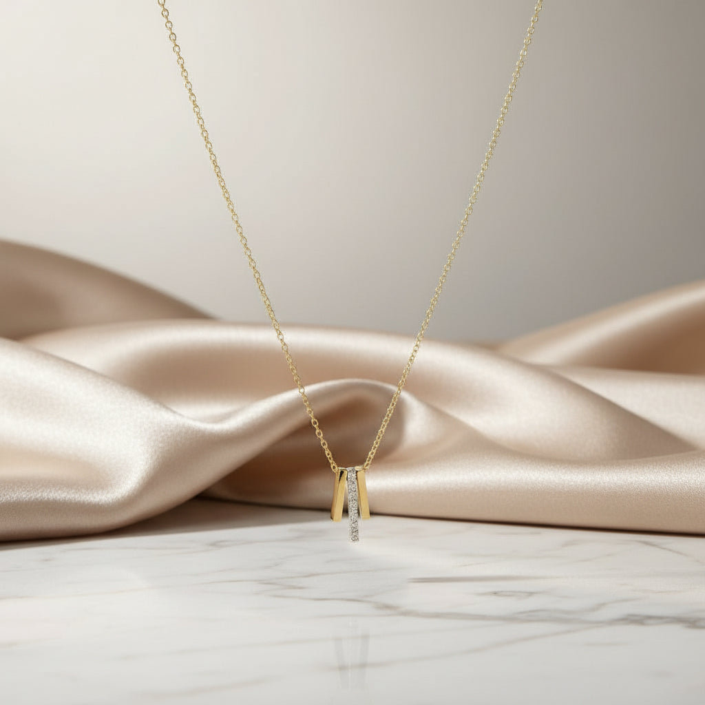 Goldkette 14Kt. mit Zirkonia Goldkette-14Kt-mit-Zirkonia-GGkettKZ2zir-0250-68760684593483