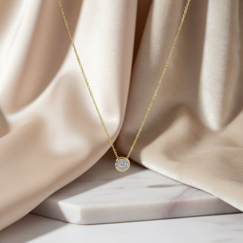 Goldkette 14Kt. mit Zirkonia Goldkette-14Kt-mit-Zirkonia-GGkettKZ9zir-0251-WGkettKZ9zir-0252-47241287631179