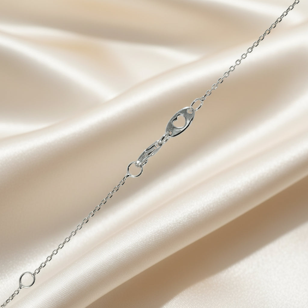 Halskette 585 Weißgold Aquamarin Brillant Tropfen – Splendido – model met sieraad