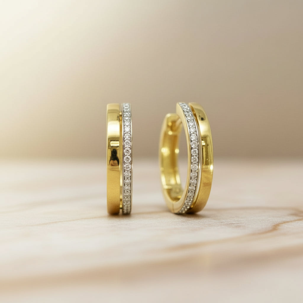 Goldohrringe 14Kt. mit Brillant Goldohrringe-14Kt-mit-Brillant-GGohrrO68bri-0022-68794130235723