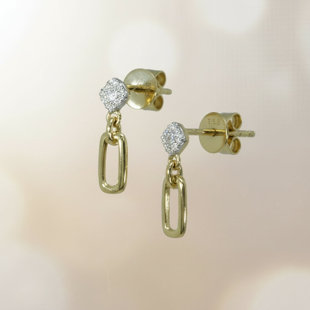 Goldohrstecker 14Kt. mit Brillant Goldohrstecker-14Kt-mit-Brillant-GGstecO72bri-0331-52302726168907