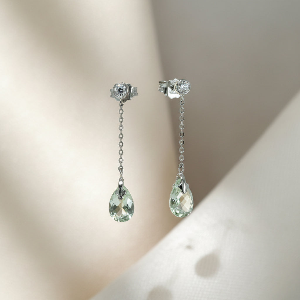 Goldohrstecker 14Kt. mit Grüner-Amethyst & Zirkonia Goldohrstecker-14Kt-mit-Gr-ner-Amethyst-Zirkonia-WGstecOZ13ros-0065-68855703568715