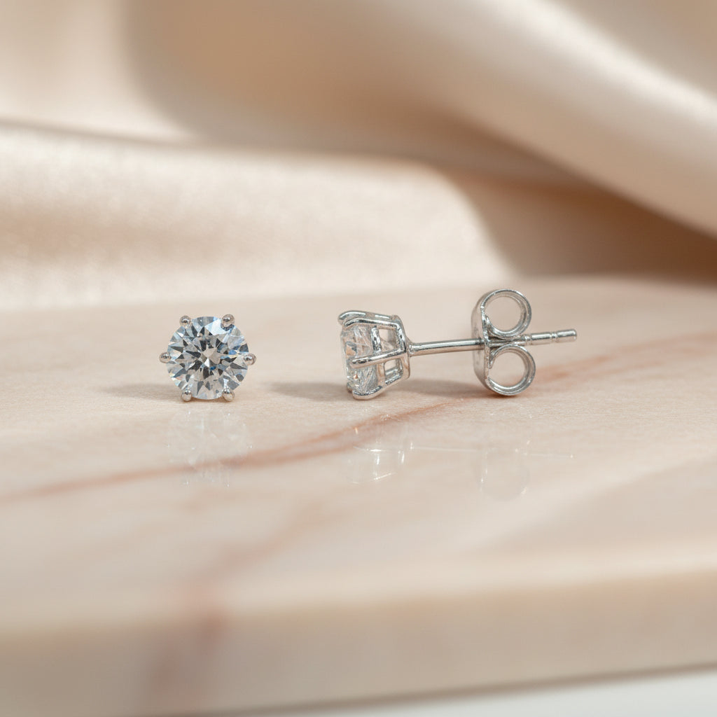 Goldohrstecker 14Kt. mit Zirkonia Goldohrstecker-14Kt-mit-Zirkonia-GGstecOZ24zir-0288-WGstecOZ24zir-0289-51380445872459