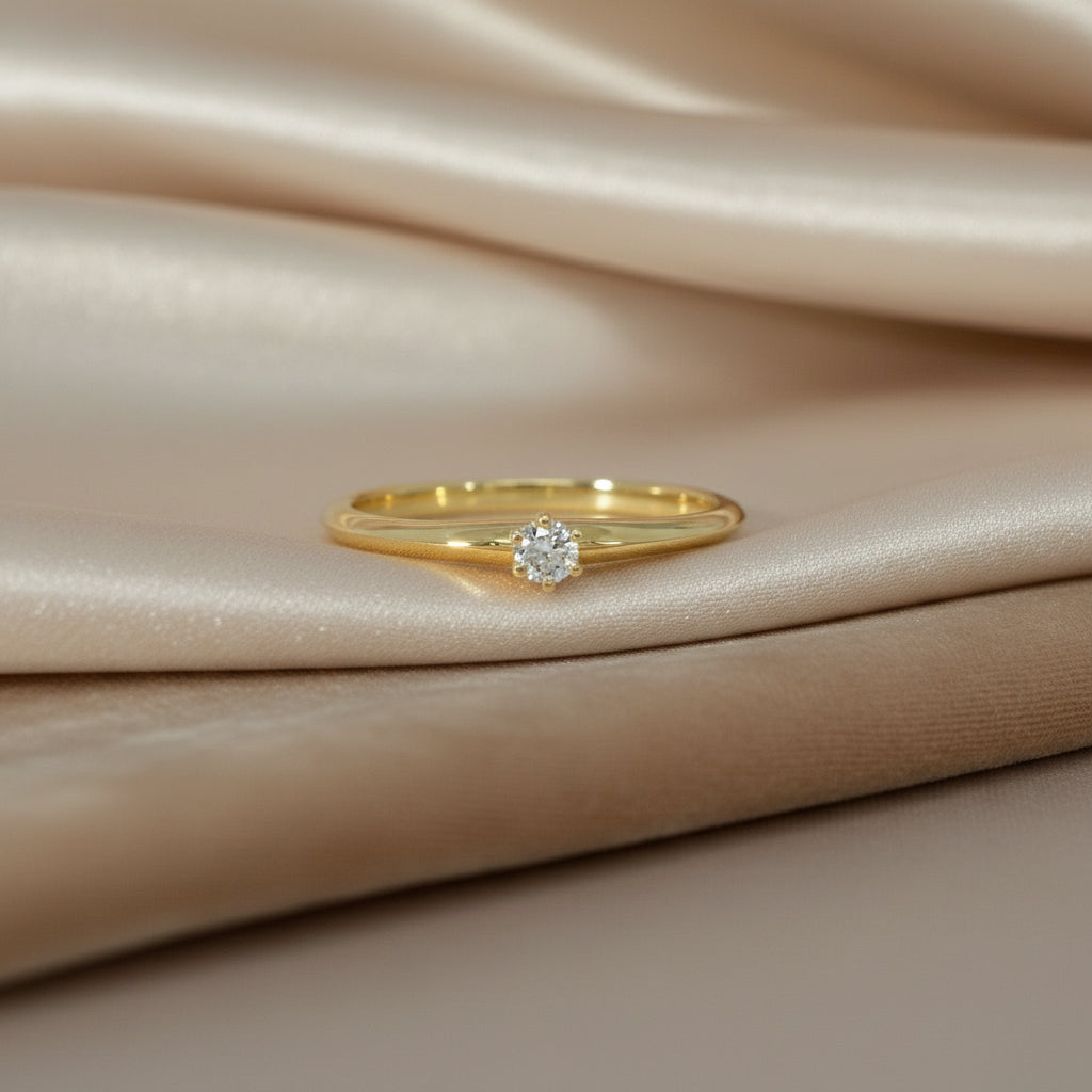 Goldring 14Kt. mit Brillant 0,08 ct. Goldring-14Kt-mit-Brillant-0-08-ct-GGringR32bri-0114-WGringR32bri-0115-69232270410059