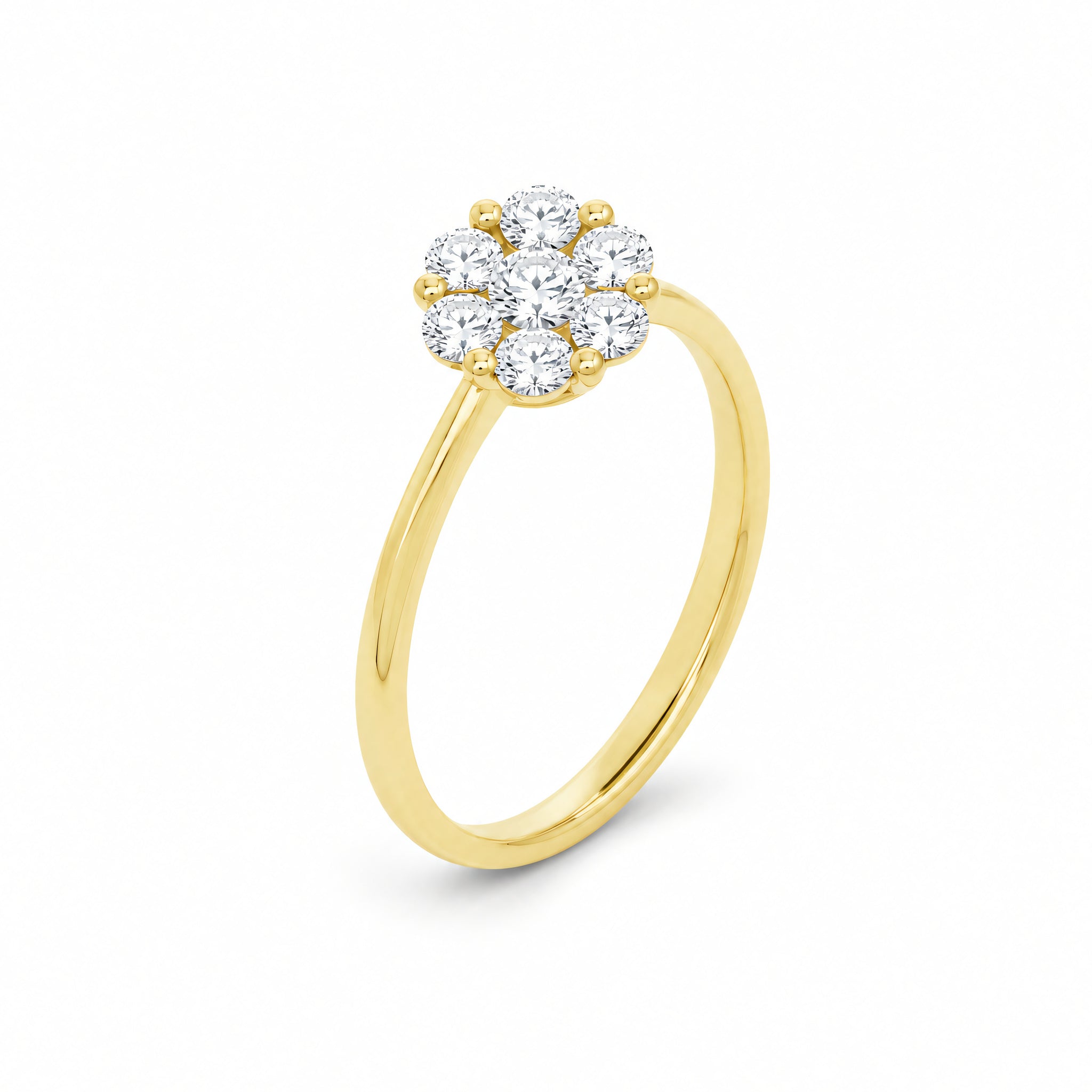 Ring 585 Gold Brillanten 0,16 ct Brillantblüte | Splendido Schmuck