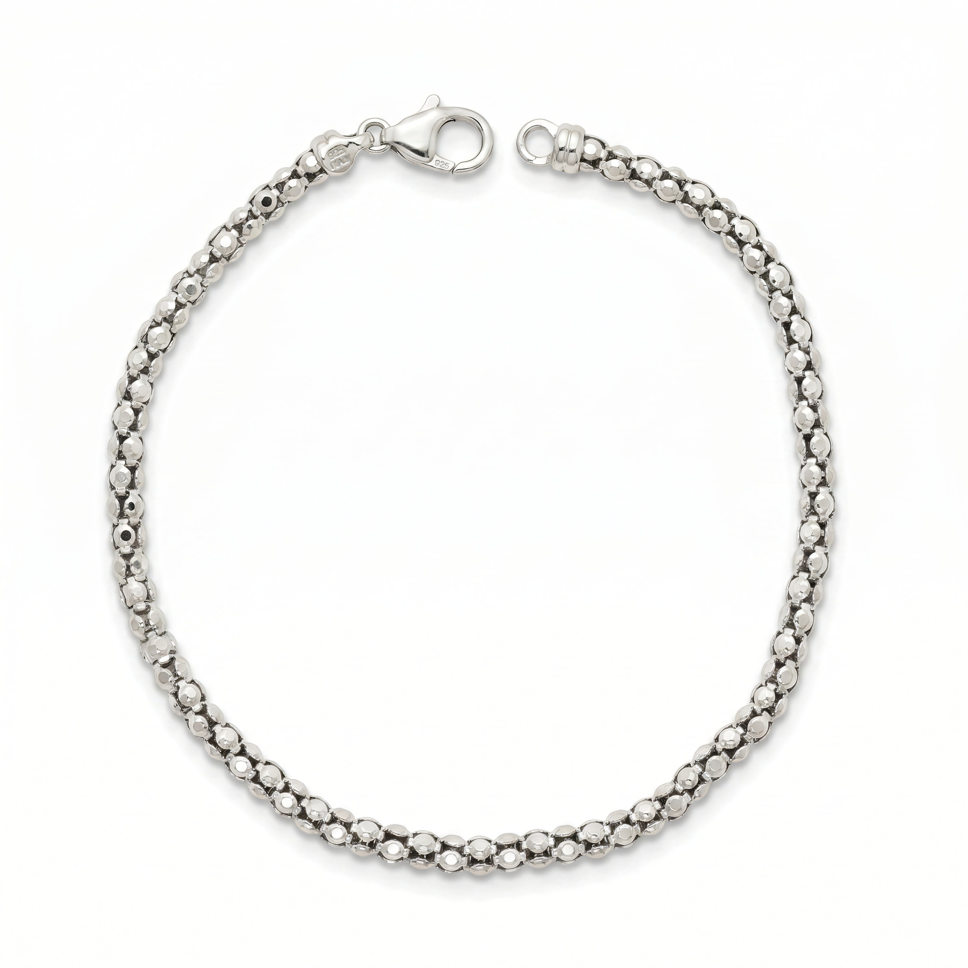 Armband 925 Silber Popcorn | Splendido Schmuck