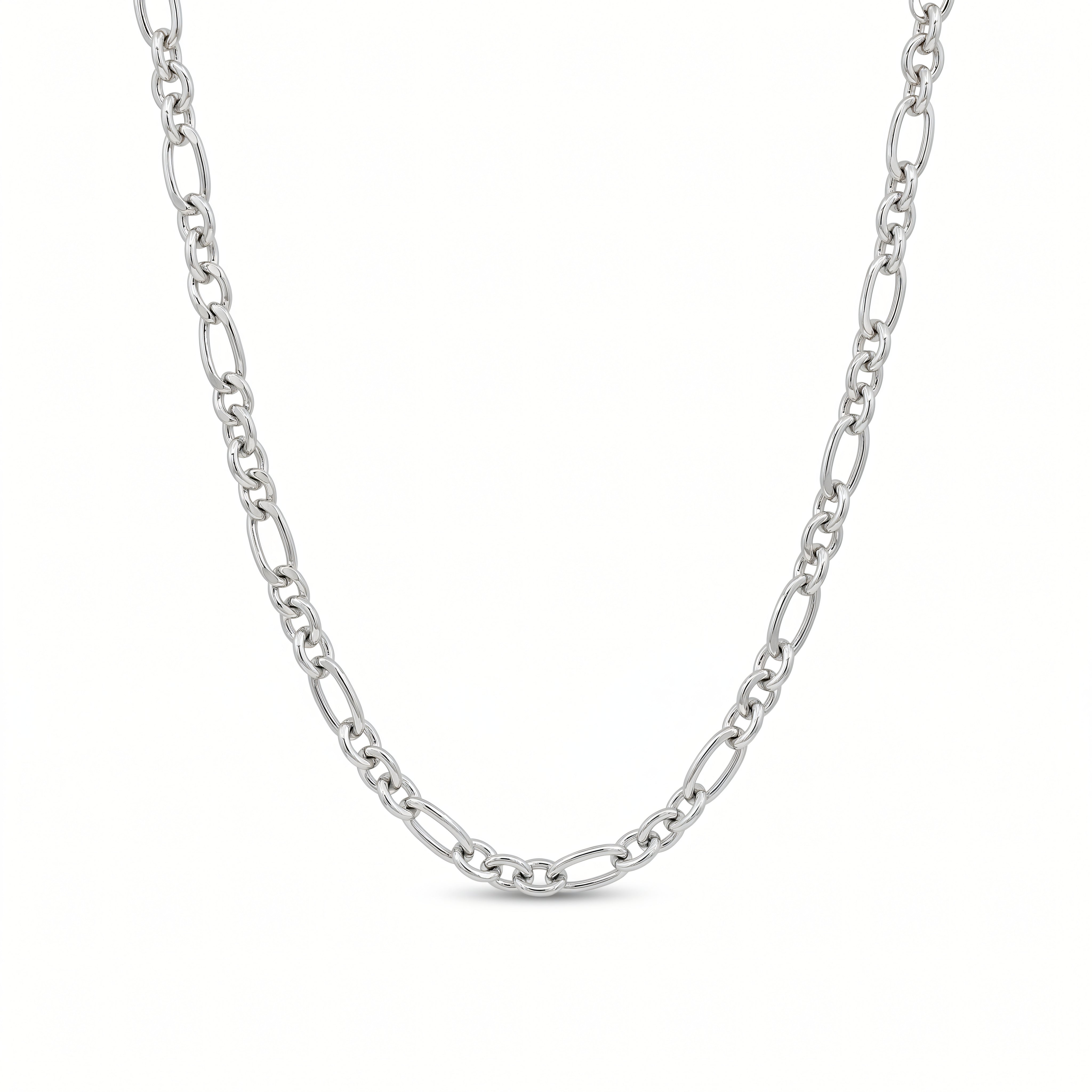 Halskette 925 Silber Figaro | Splendido Schmuck