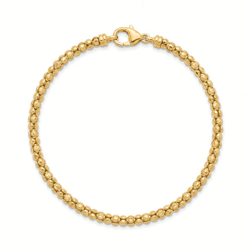 Armband 925 Silber vergoldet Popcorn | Splendido Schmuck