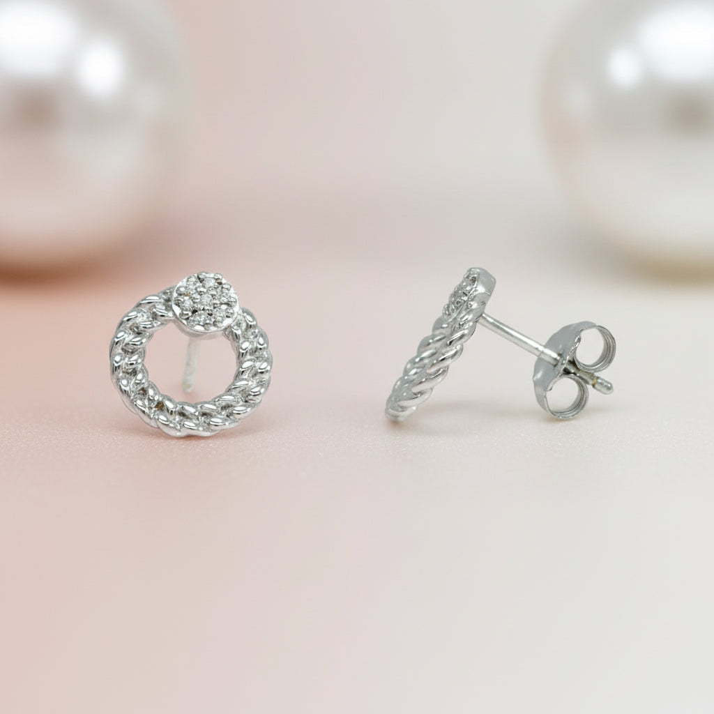 Silberohrstecker 925 Silberohrstecker-925-SIstecSS08zir-S0174-52305344233803