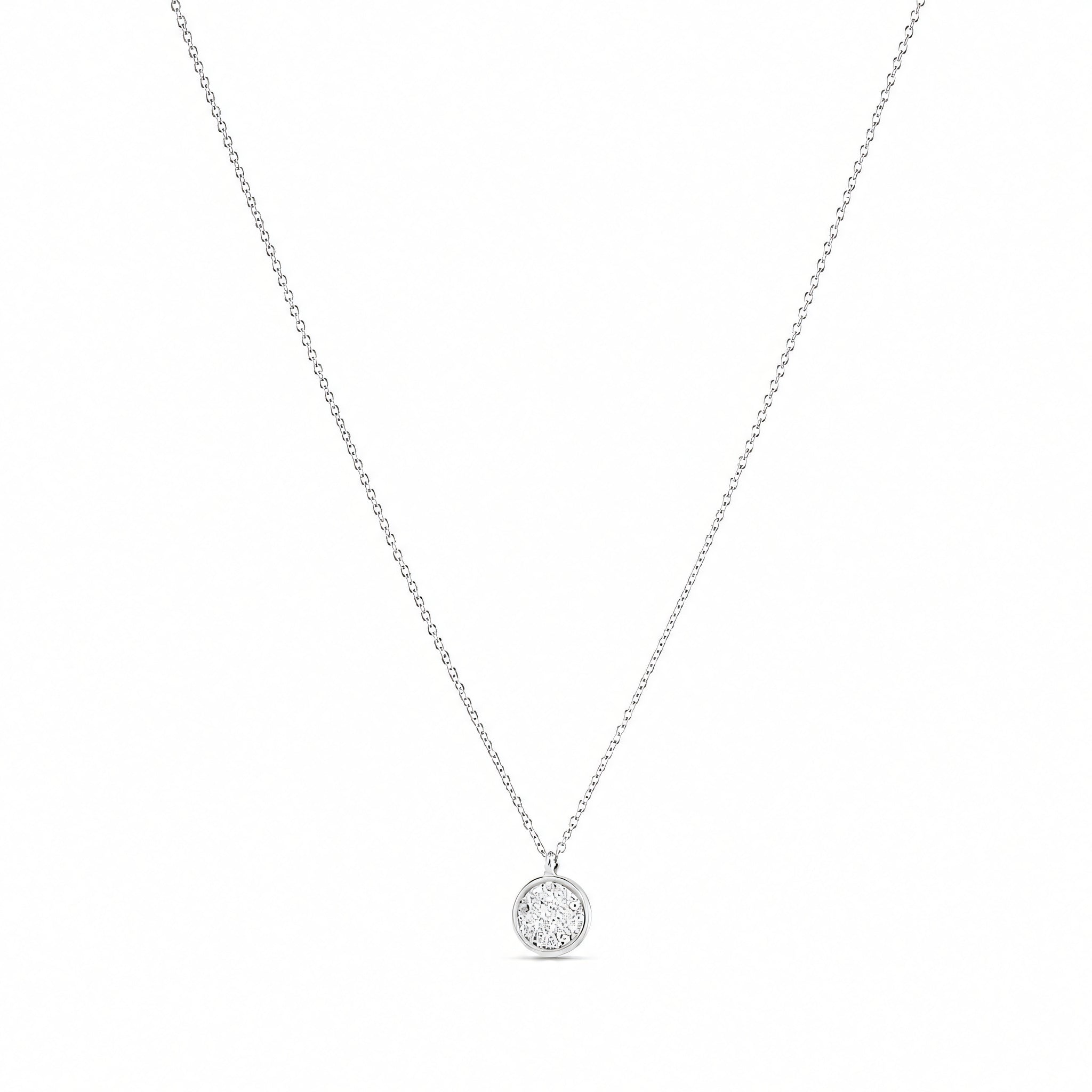 Halskette 585 Gold Brillanten Pavé offene Rückseite | Splendido Schmuck