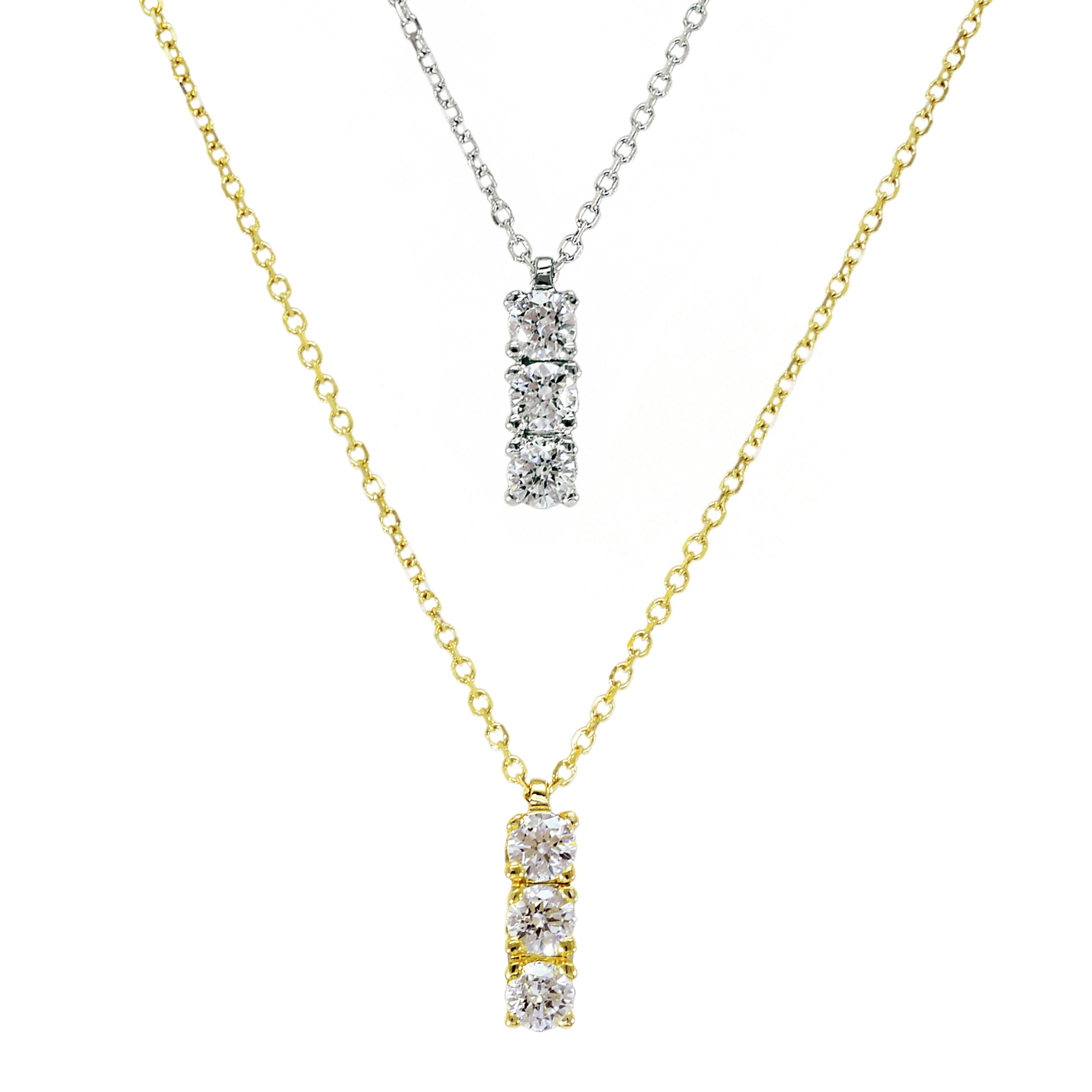 Catena in oro 14K con zirconi