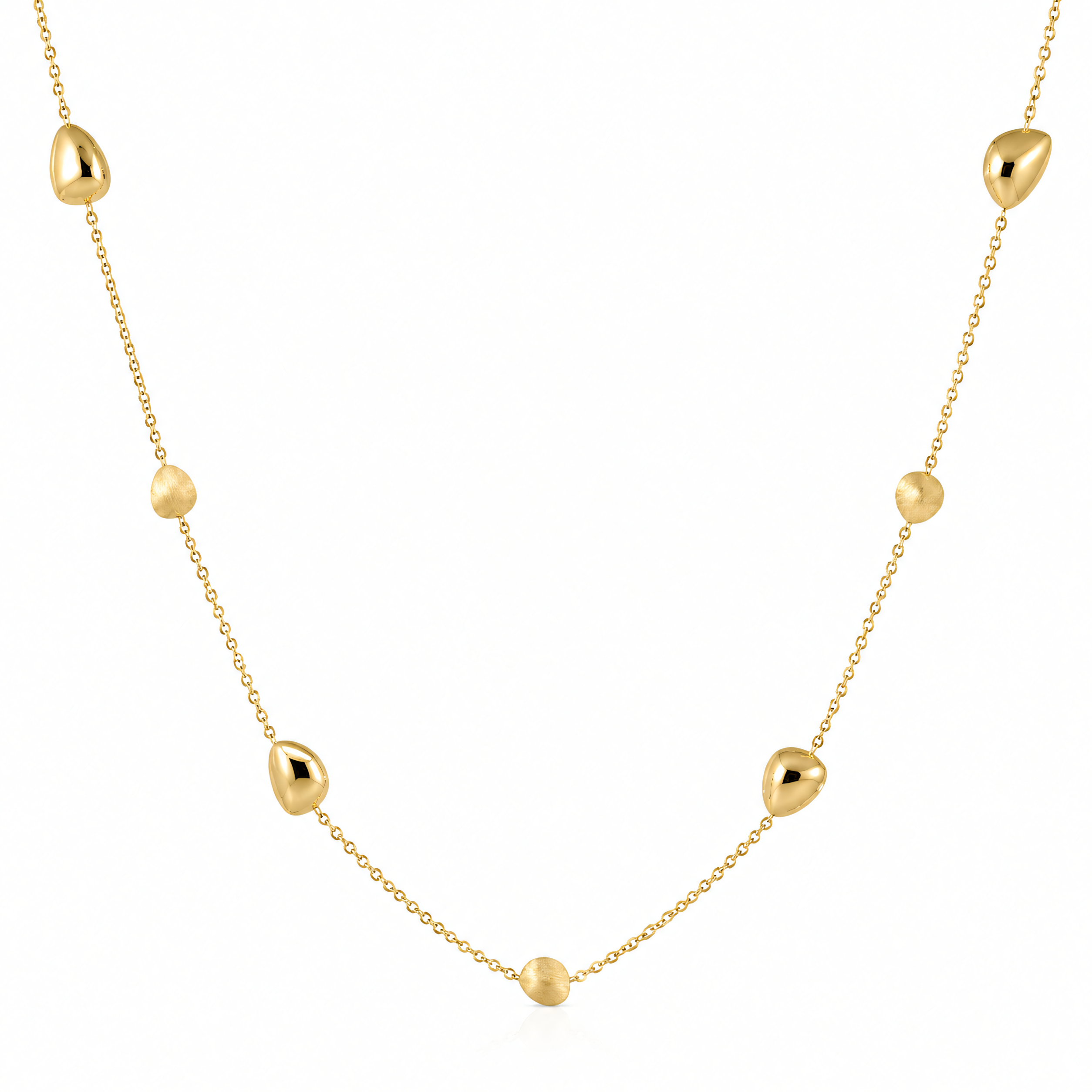 Collar de oro amarillo de 585, elemento fantasía | Splendido Jewelry