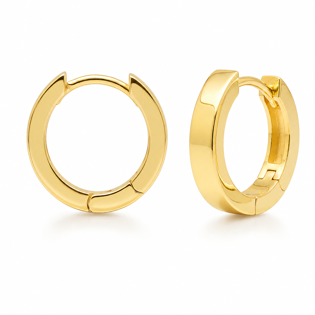 Créoles en or 585 géométriques | Splendido Jewelry