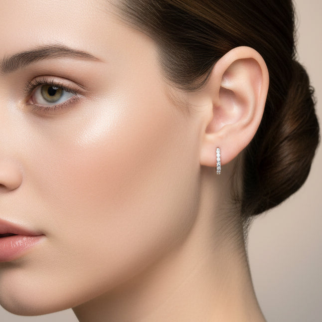 Goldcreole aus 585er Gelbgold – Splendido Juwelier