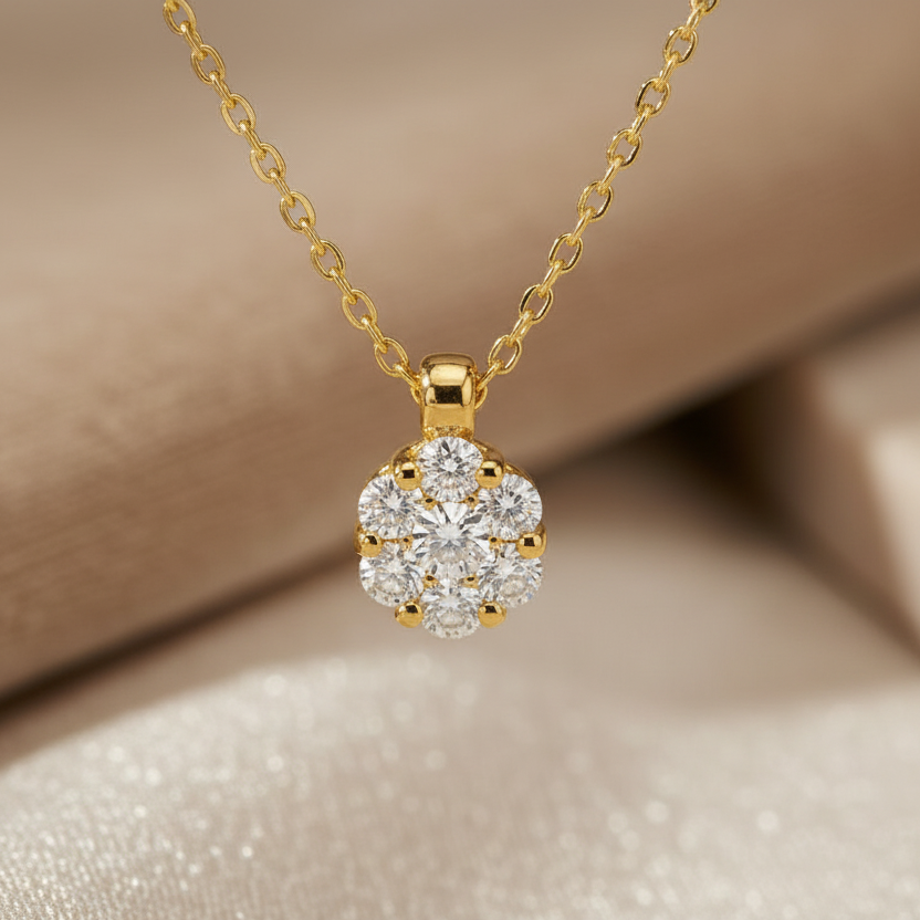 Goldkette mit Brillant-Anhänger aus 585er Gold – Splendido Juwelier