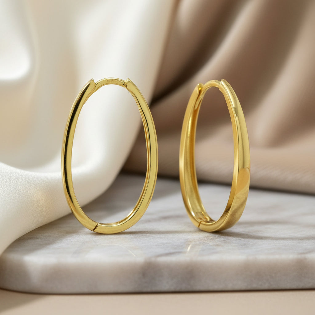 Goldohrschmuck-Sortiment aus 585er Gelbgold – Splendido Juwelier