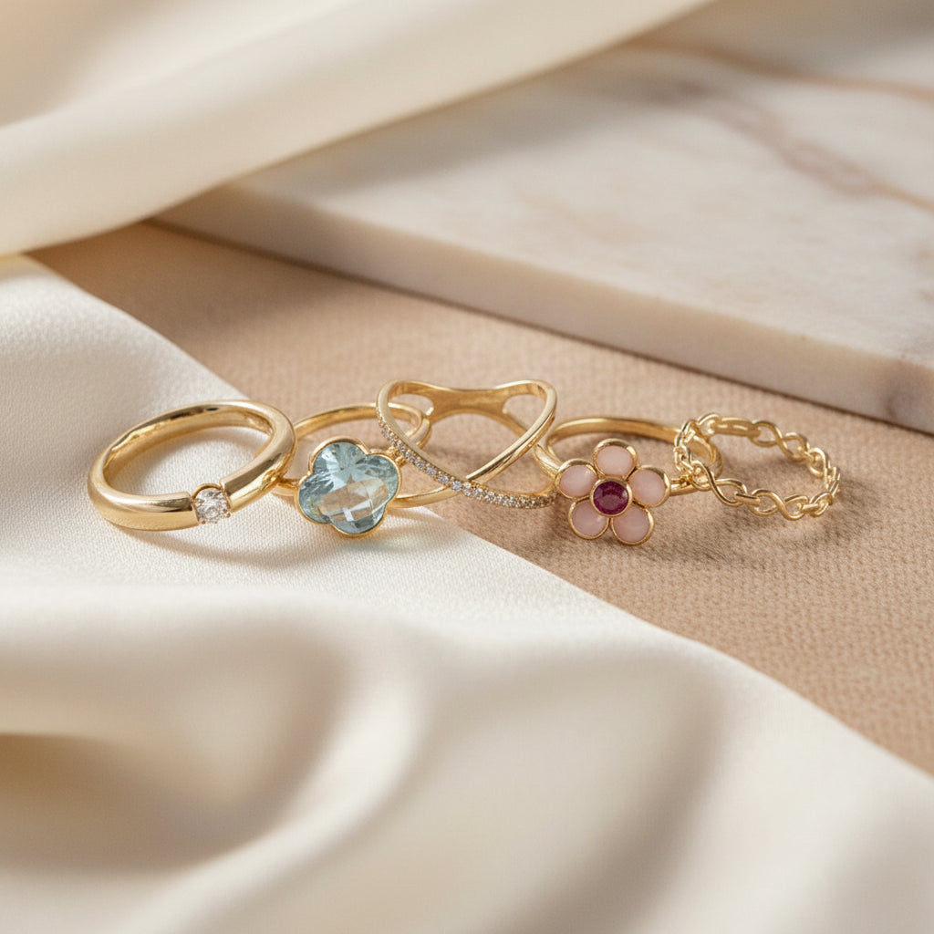 Goldringe aus 14K Gold – Splendido