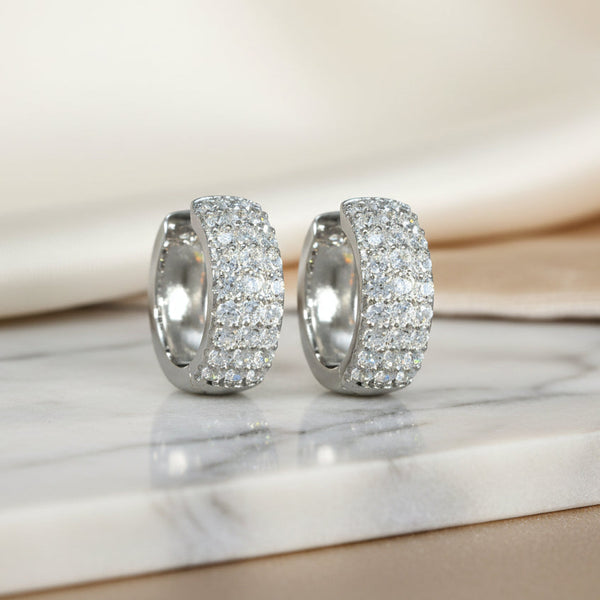 Silver ear jewelry