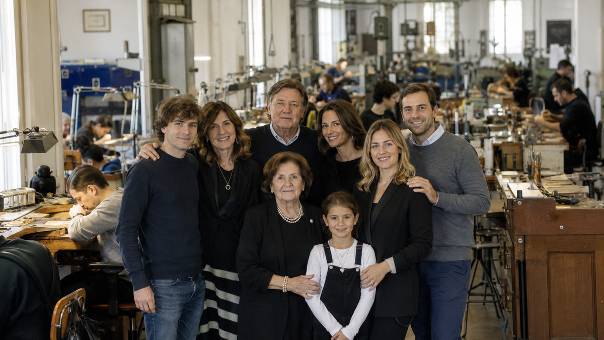 From the workshops of Italian family businesses.