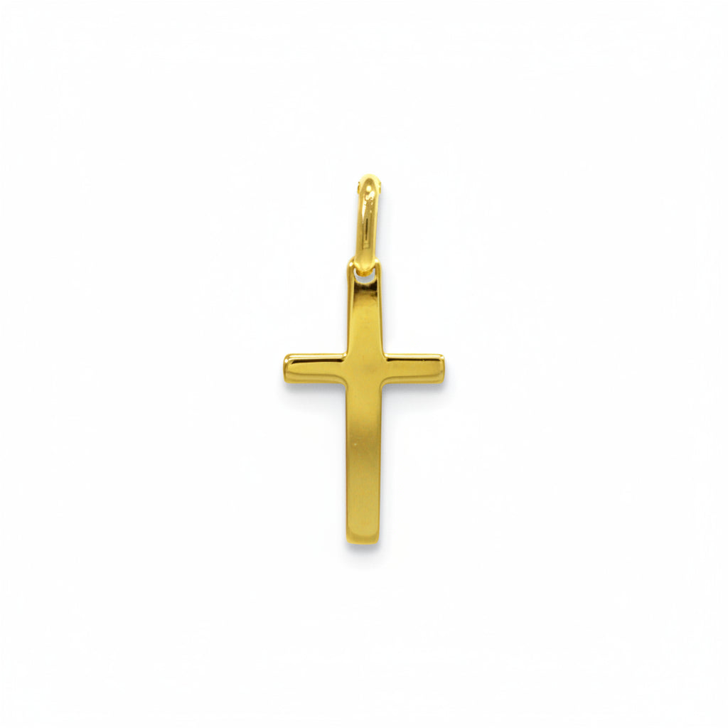 Anhänger 585 Gelbgold klares Kreuz – Splendido – zdjęcie produktu