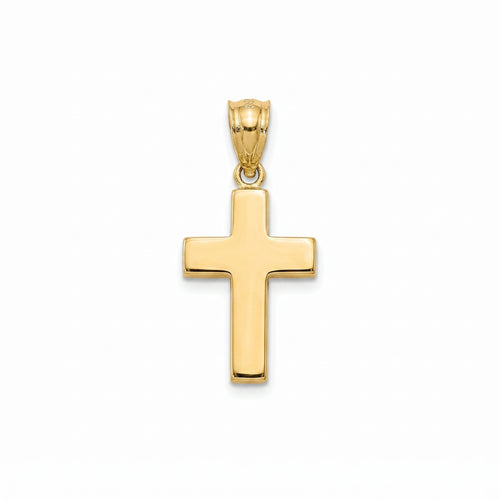 Anhänger 585 Gold Kreuz Hochglanz – Splendido – product photo