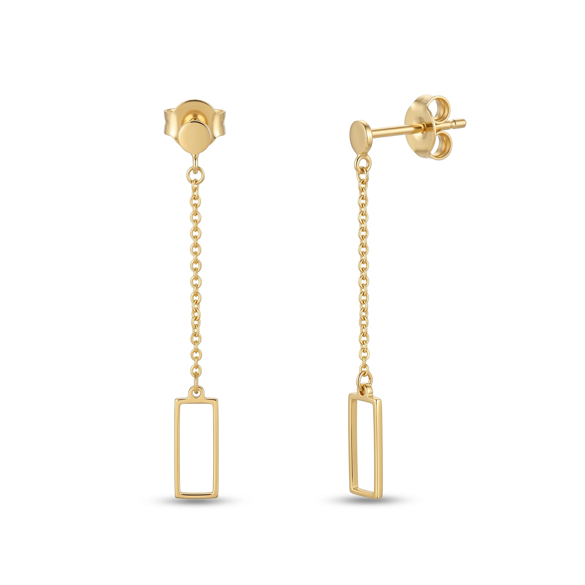 Ohrstecker 585 Gelbgold Fantasie-Element – Splendido – product photo