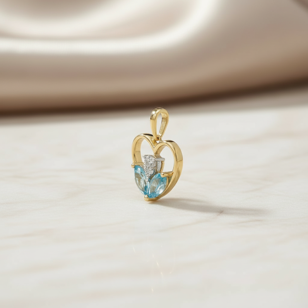 Goldanhänger 14kt. mit Brillant