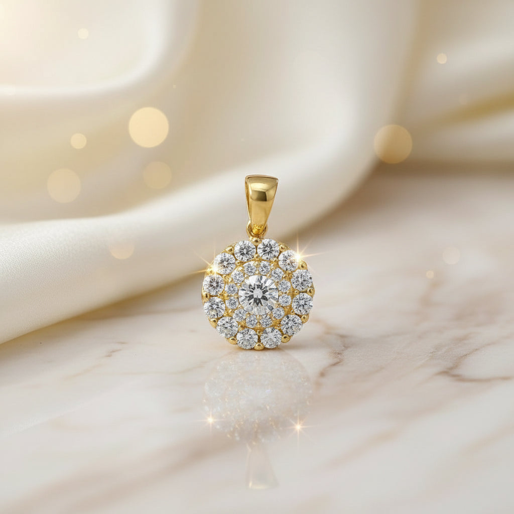 Goldanhänger 14kt. mit Zirkonia Goldanh-nger-14kt-mit-Zirkonia-GGanh-AN23zir-0321-WGanh-AN23zir-0322-51562216980811