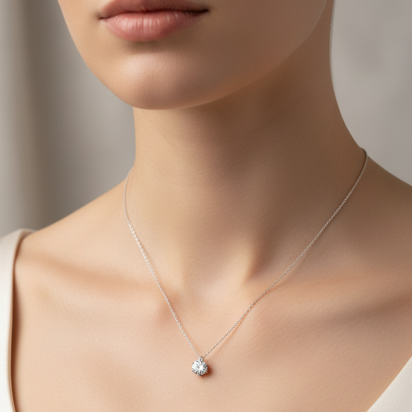 Goldkette 14kt. mit Zirkonia