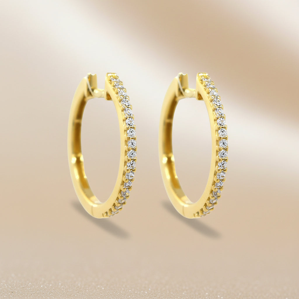 Goldohrringe 14Kt. mit Zirkonia Goldohrringe-14Kt-mit-Zirkonia-GGohrrOZ19zir-0031-WGohrrOZ19zir-0032-47308805243211