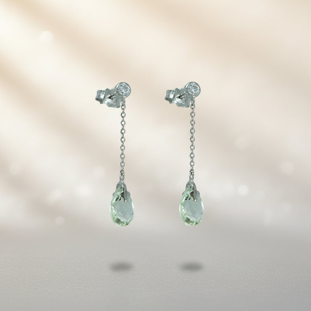 Goldohrstecker 14Kt. mit Grüner-Amethyst & Zirkonia Goldohrstecker-14Kt-mit-Gr-ner-Amethyst-Zirkonia-WGstecOZ13ros-0065-68855703535947