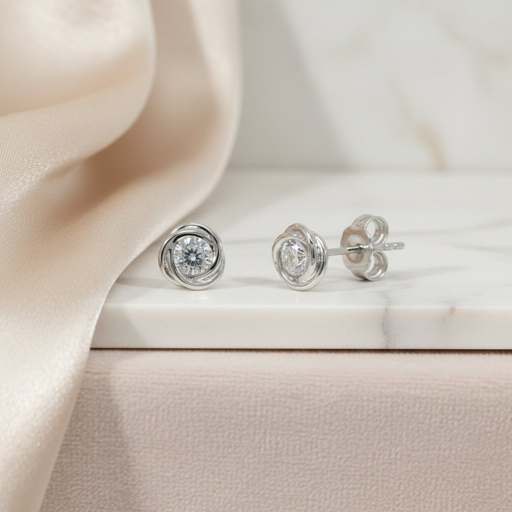 Goldohrstecker 14Kt. mit Zirkonia Goldohrstecker-14Kt-mit-Zirkonia-WGstecOZ25zir-0341-52303473836363