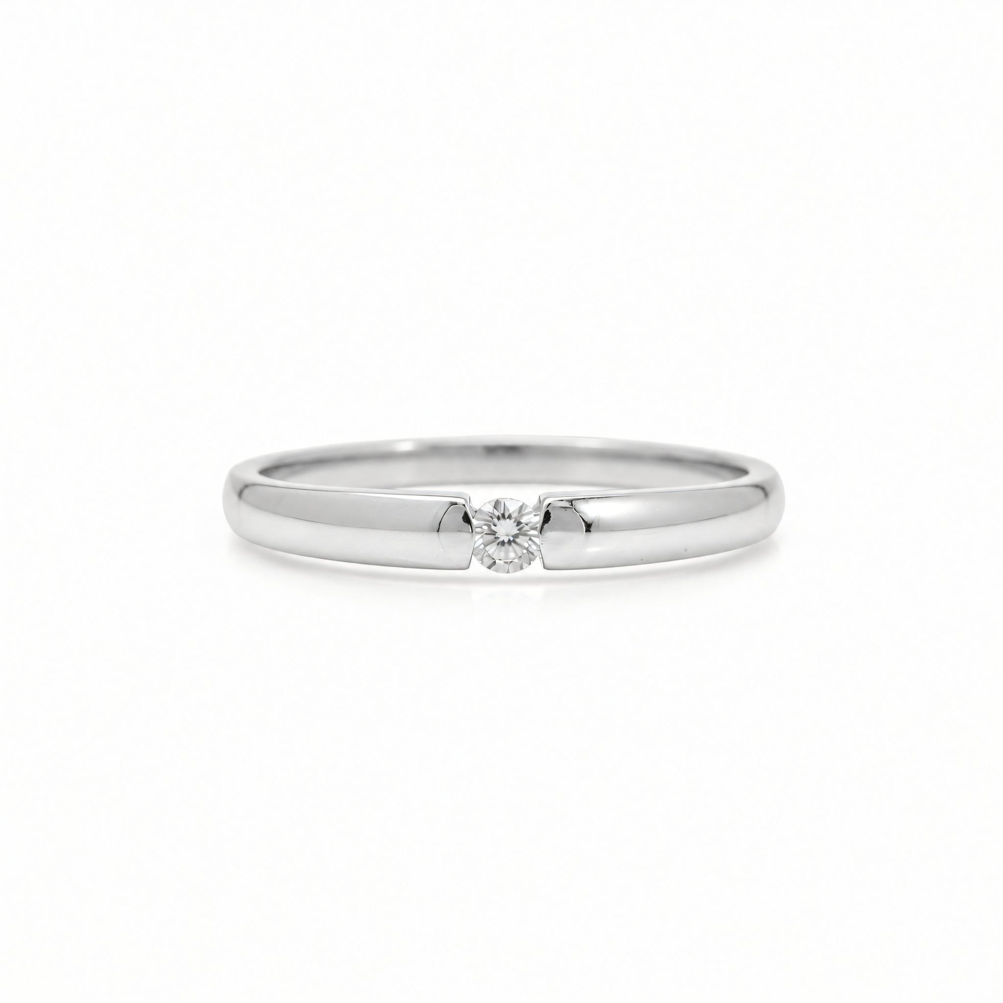 Ring 585 Gold Brillant 0,05 ct Verlobungsring | Splendido Schmuck