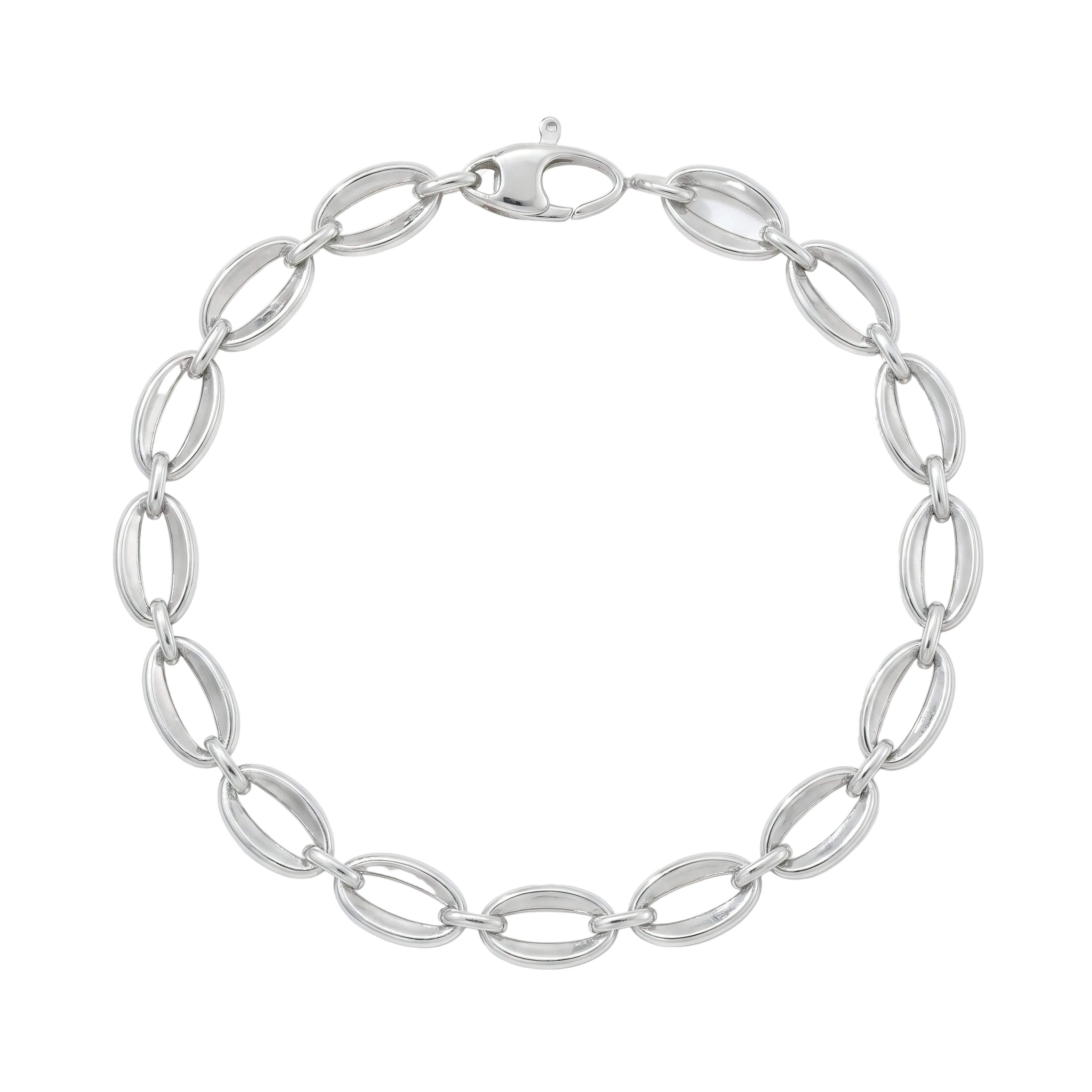 Armband 925 Silber Anker oval | Splendido Schmuck