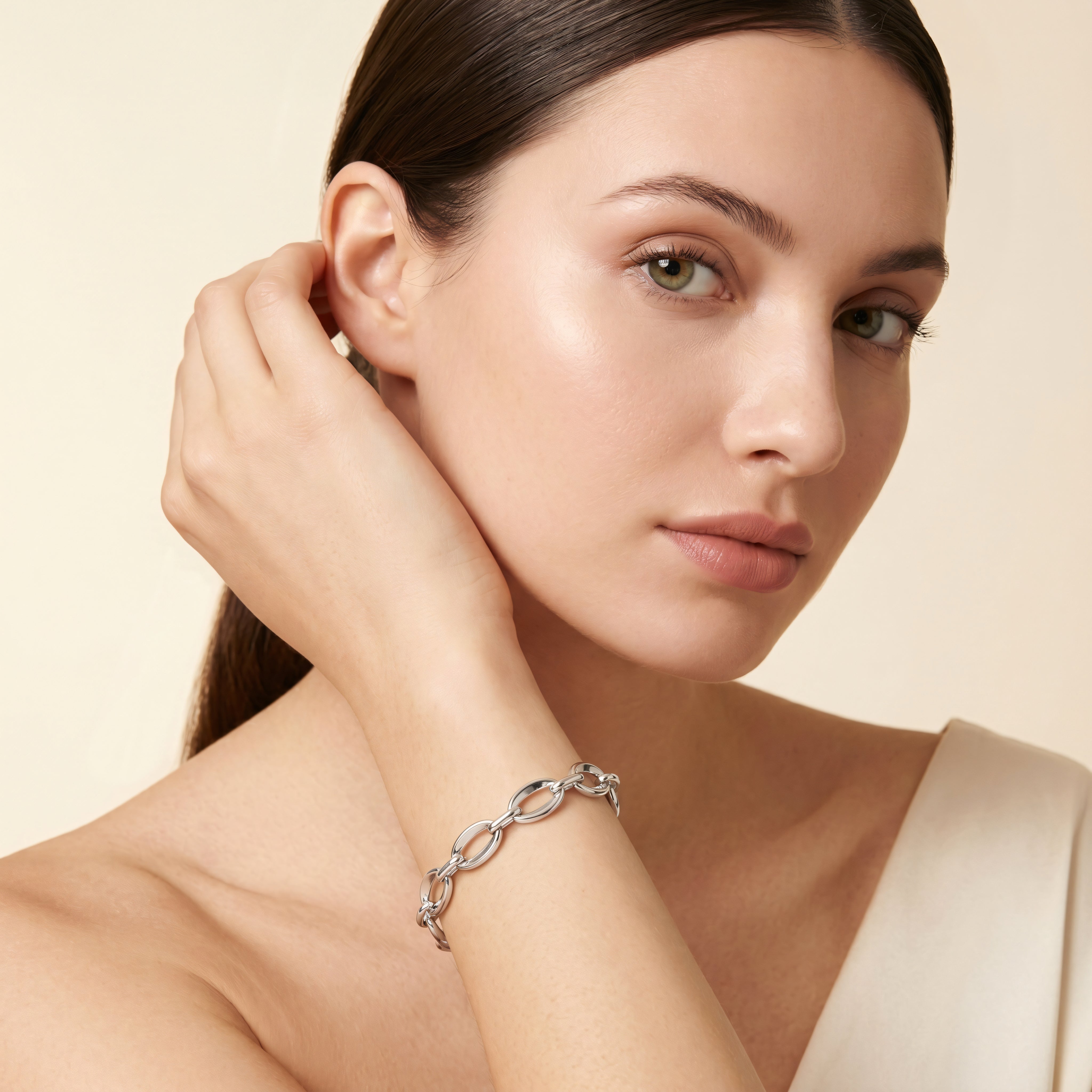 Armband 925 Silber Anker oval | Splendido Schmuck