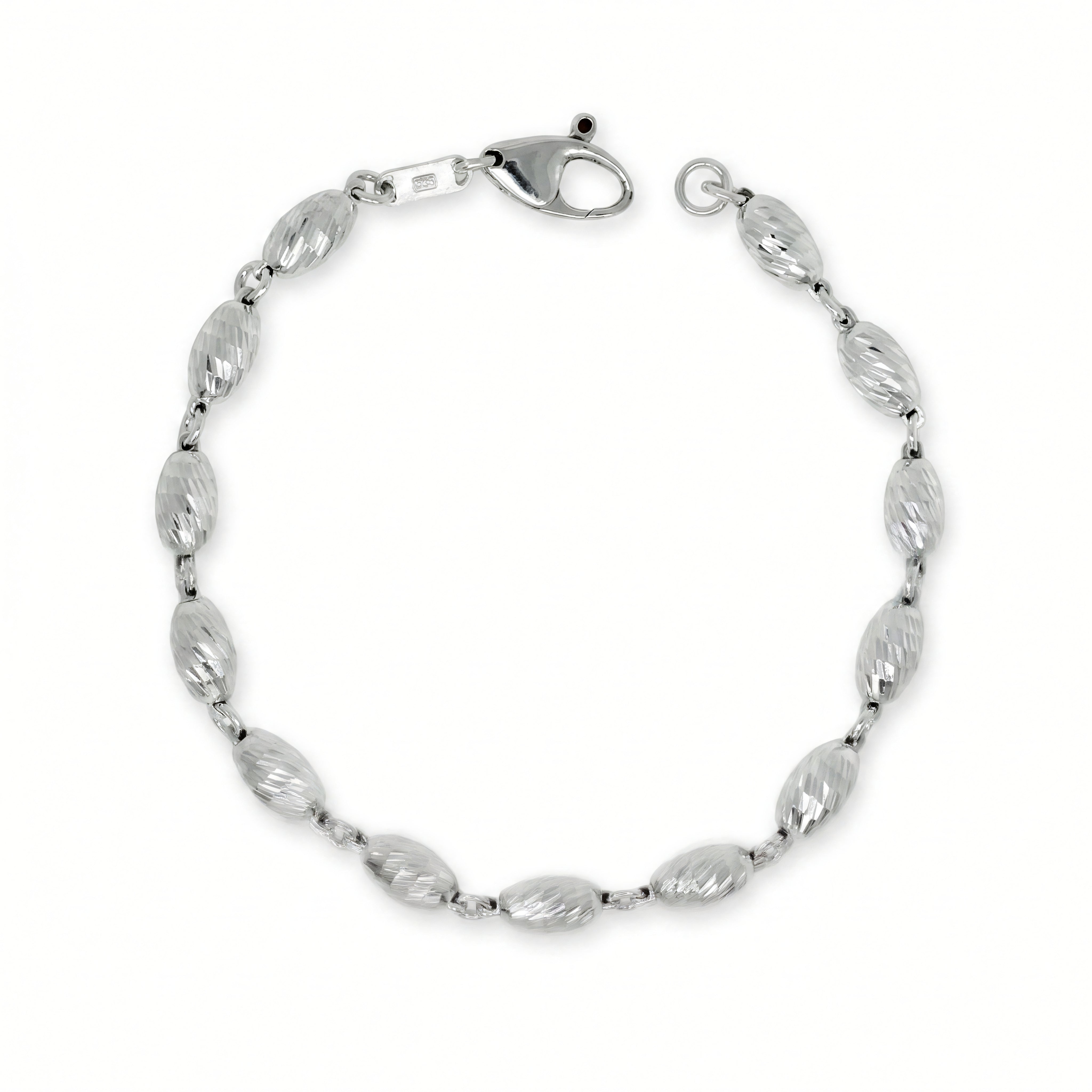Armband 925 Silber Olive diamantiert | Splendido Schmuck
