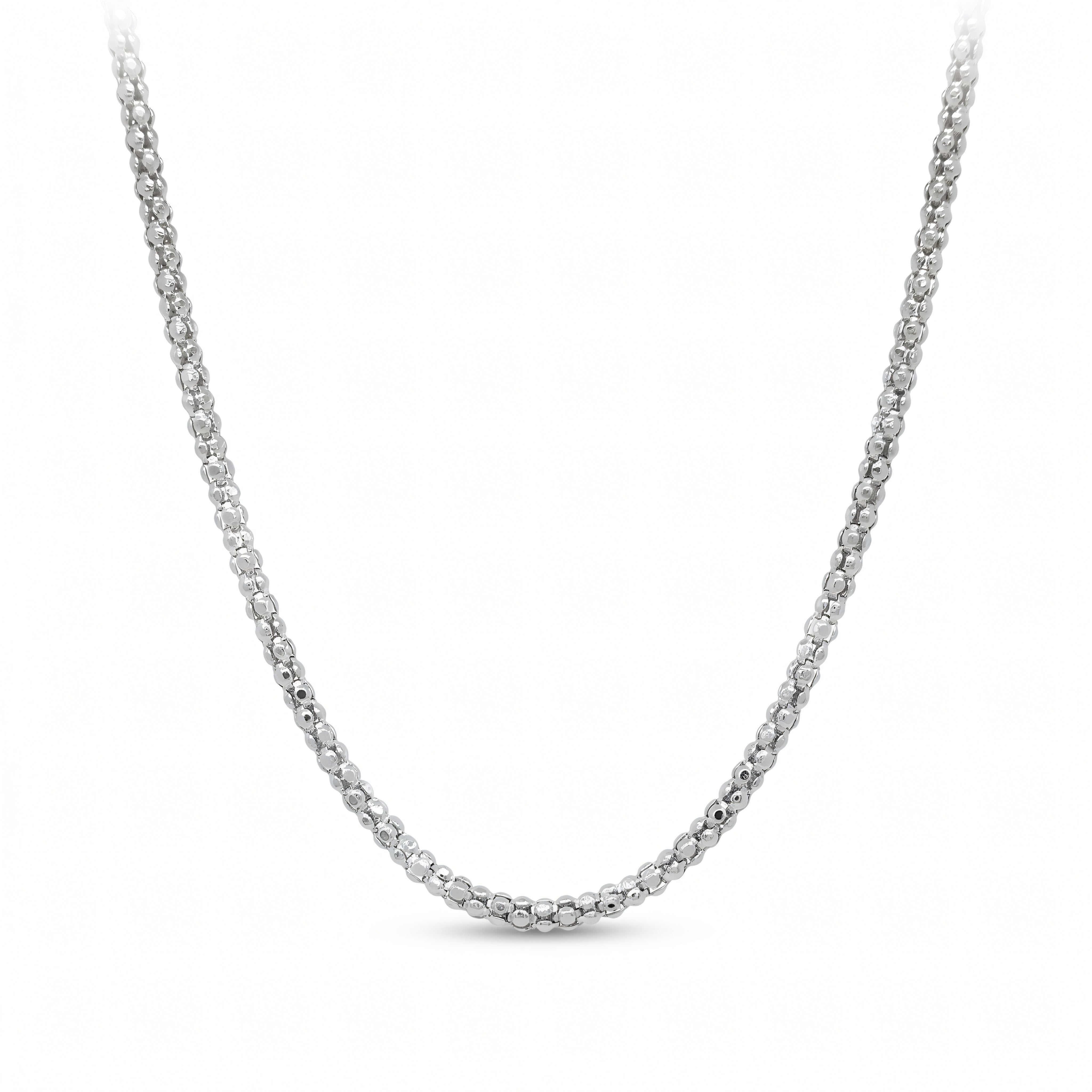 Halskette 925 Silber Popcorn | Splendido Schmuck