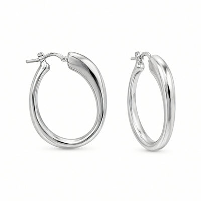 Creolen 925 Silber Rund Schmal | Splendido Schmuck