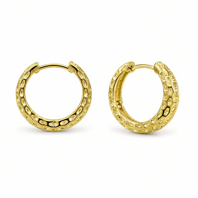 Creolen 925 Silber vergoldet Klassisch | Splendido Schmuck