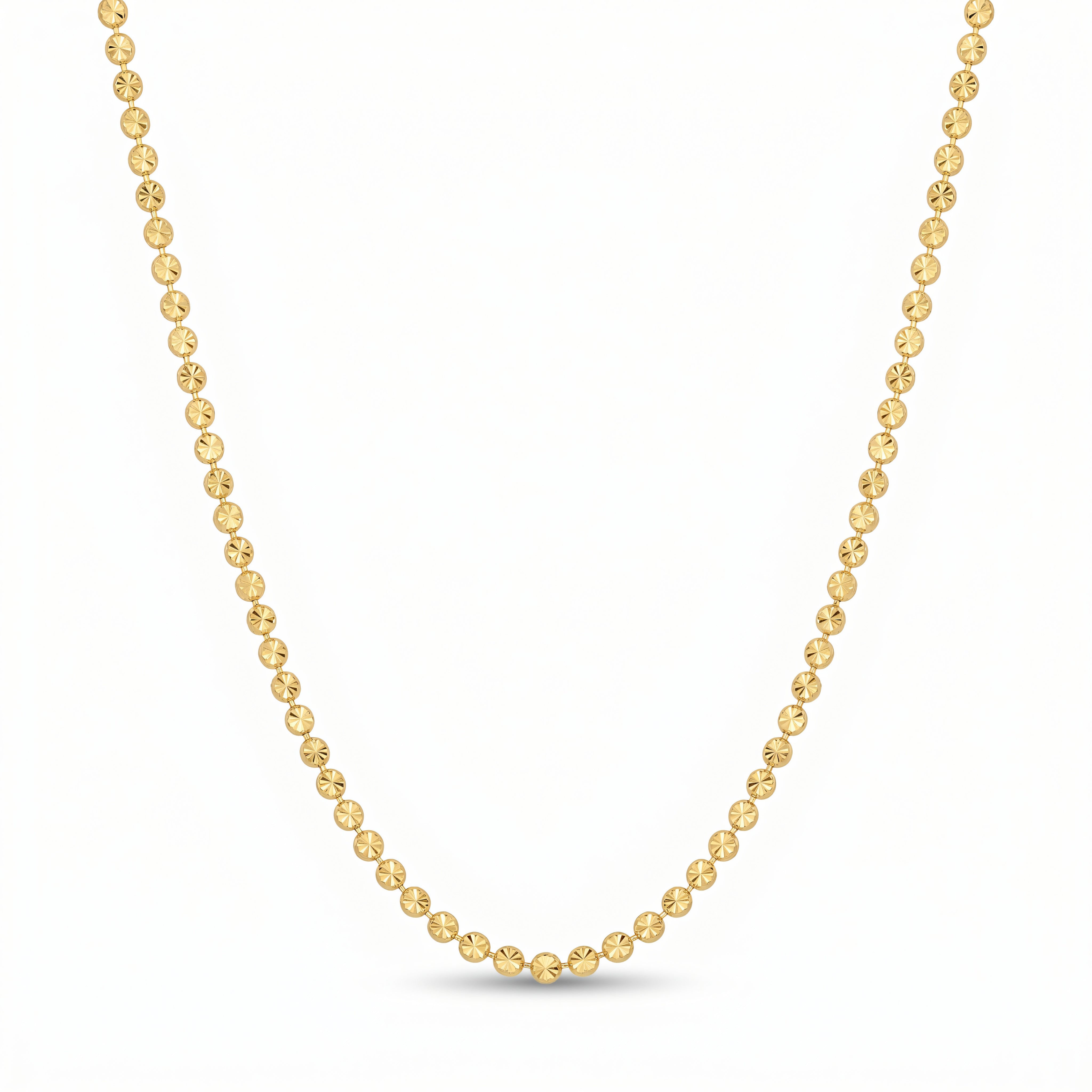 Halskette 925 Silber vergoldet Sternenscheiben diamantiert | Splendido Schmuck