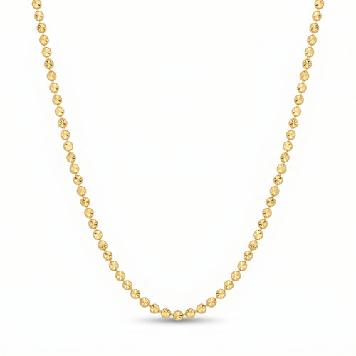 Halskette 925 Silber vergoldet Sternenscheiben diamantiert | Splendido Schmuck