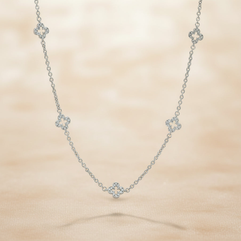 Silberkette mit Zirkonia Silberkette-mit-Zirkonia-47245806633291